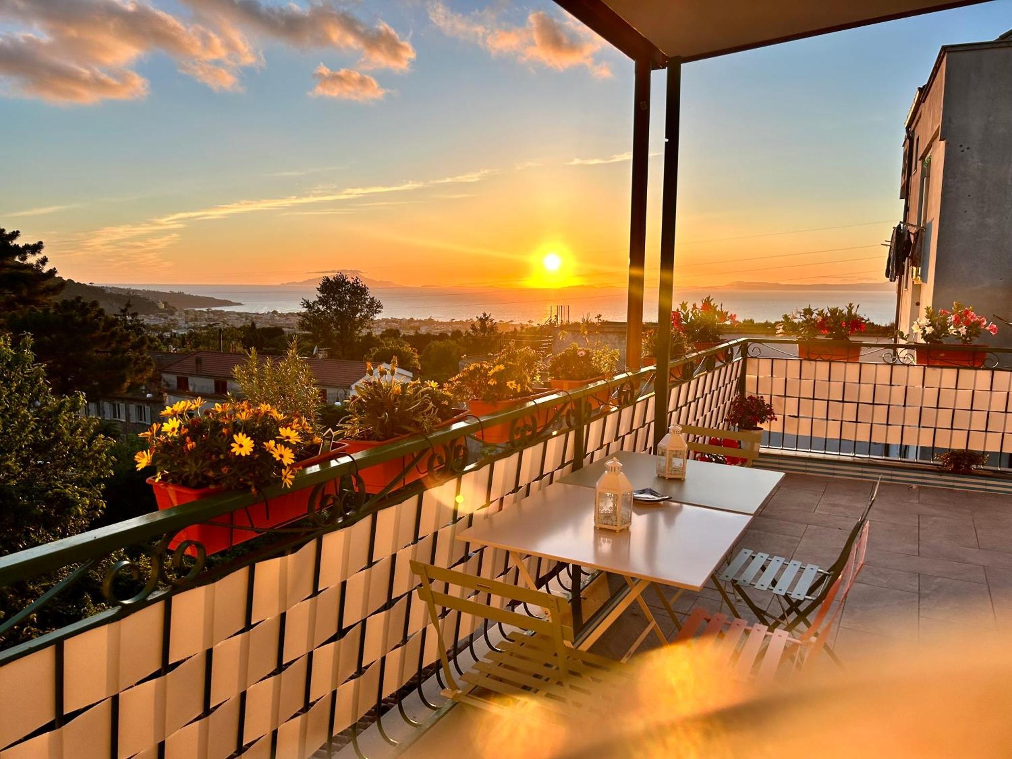 Maresca's Rooftop Sea View Sorrento Apartment